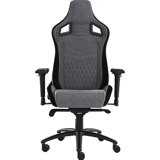 Геймерское кресло GT Racer черное с серым (X-0712 Shadow Gray/Black) - фото 2