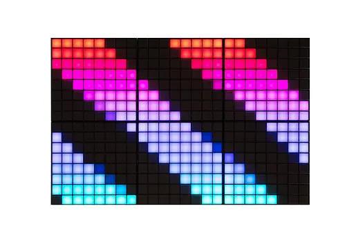 Twinkly Панель Smart LED Twinkly Squares 1+5 RGB, Gen II, IP20, 16x16см, кабель білий - фото 7