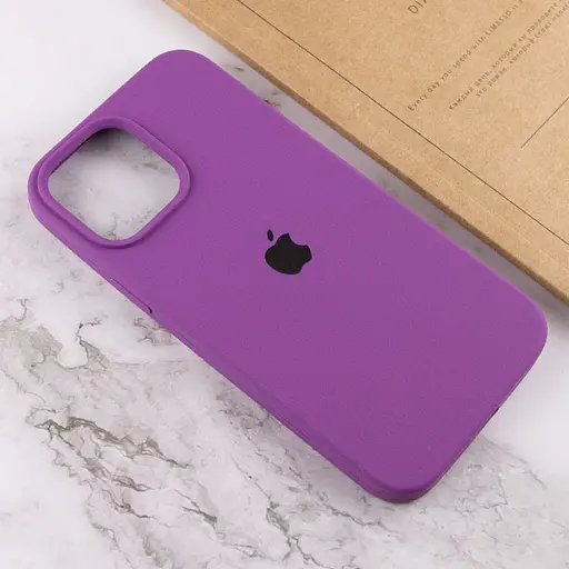 Чохол Silicone Case Full Protective (AA) для Apple iPhone 16 Pro Max (6.9) Фіолетовий / Grape - фото 5