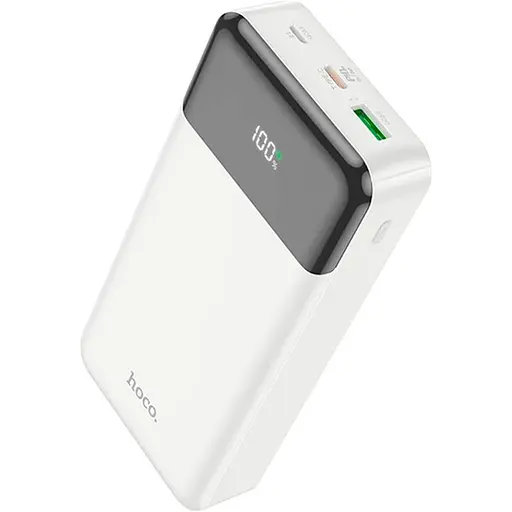 Зовнішній акумулятор Hoco J102A Cool Figure 20000mAh 20W White [101279]