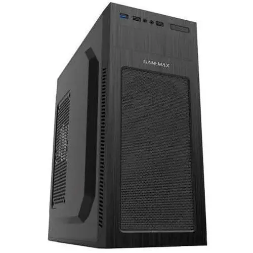 Корпус GameMax MT520 чорний, без БЖ, Mid Tower, ATX / Micro ATX / Mini ITX, 2хUSB 2.0, 1хUSB 3.0, 0.5 мм, 4.0кг (MT520-NP) - фото 1