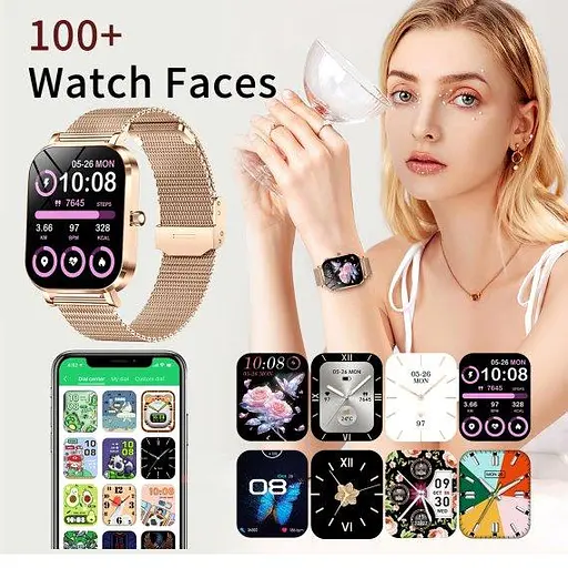 Годинник розумний наручний Smart Miami (Золотисті) - фото 10