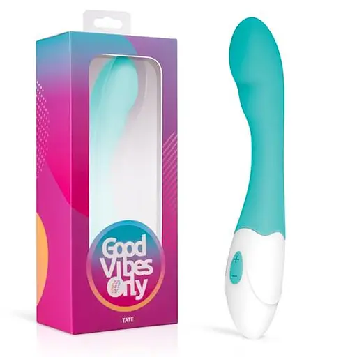 Вибратор EasyToys Good Vibes Only Tate 20 см бирюзовый - фото 6