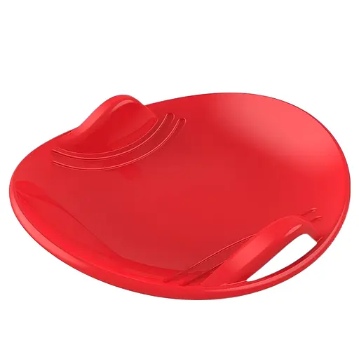 Сани-ледянка Technok Toys 5057-1, из пластика, красная, 60х59 см