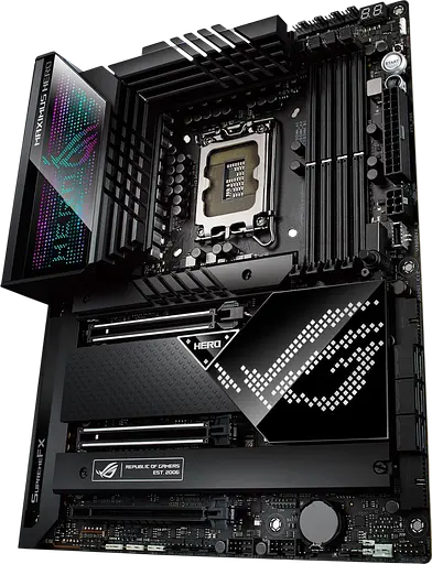 Материнская плата Asus Z690 ROG Maximus Hero LGA 1700 (ROG MAXIMUS Z690 HERO) Б/У - фото 1