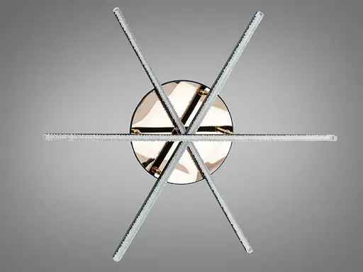 Люстра стельова LED Diasha чорна 48 Вт до 8 м² - фото 4