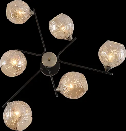 Люстра декоративна V XA1488/6 BK+AB - фото 3