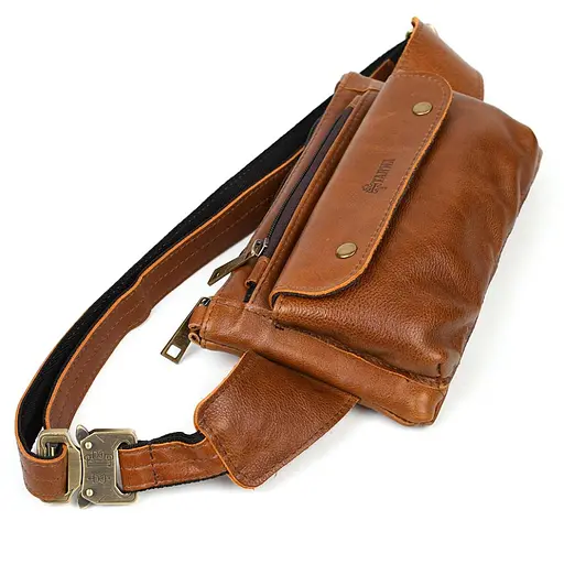 Шкіряна бананка Tarwa 24х15х3 см sum0025640 - фото 2