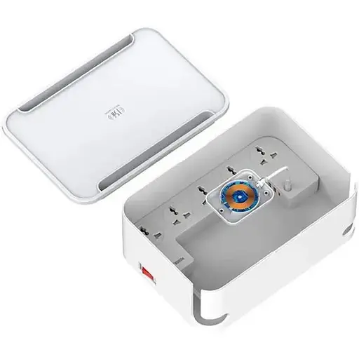 Удлинитель сетевой LDNIO Management Power Strip Box SN5310W 15W Qi/1Type-C/2USB, QC/PD, 5 Sockets, 30W/10A - фото 1