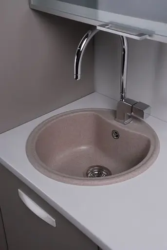 Кухонна мийка Fancy Marble Nevada пісочний 104047001 - фото 2