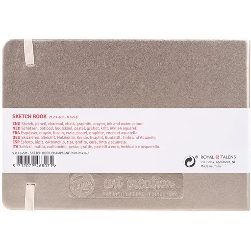 Блокнот для графики Royal Talens Art Creation А5 (14.8х21 см) 140г/м2 80л Pink Champagne - фото 2