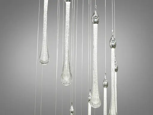 Каскадна світлодіодна люстра для холу потужністю 45 Вт - фото 3