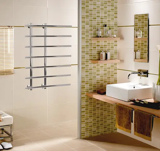 Водяна рушникосушка Mario Марсель 700x530/160, Хром - фото 2