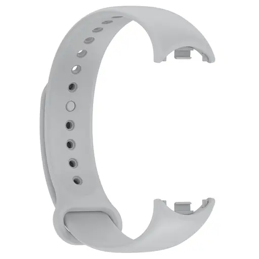 Ремешок для фитнес-браслета Lemfo для Xiaomi Mi Band 8 и 9 серый - фото 2