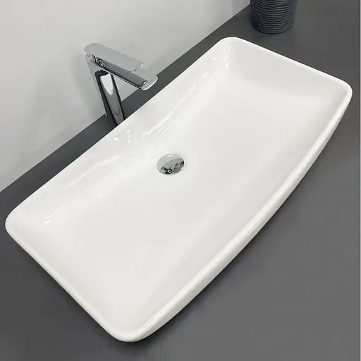 Умивальник VBI Silvi 70 white накладний VBI-015101, Білий - фото 1