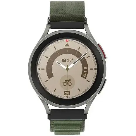 Ремешок DK CDK для Samsung Watch3 (R850 / R855) 41mm 20mm Polyester Alpine Loop (015587) (green) - фото 2
