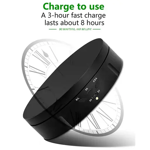 Поворотний стіл Puluz EDA001416201B 14см White [86238] - фото 7