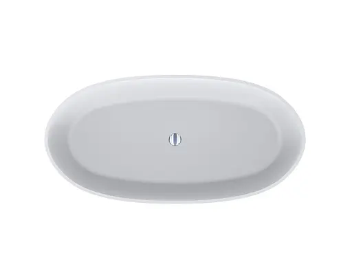 Ванна Mraggo Estella матова з литого мармуру 1680x830x560 00313502 Білий матовий - фото 2