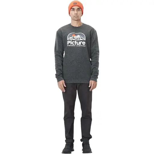 Світшот Picture Organic Authentic Dark Grey Melange XL (1012-MSW324ADGMXL)