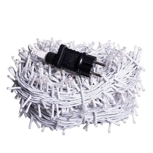 Новорічна гірлянда Різдвяна фея вулична GarlandoPro 100 м 1000 LED гірлянда на вулицю 8 режимів роботи білий провід Мультиколор CF1000L100MWML - фото 5