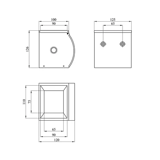 Держатель для туалетной бумаги Kroner KRM Rizze - ACC300 (CV022902) - фото 4
