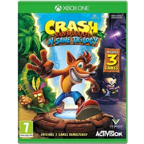 Гра Crash Bandicoot N. Sane Trilogy (англійська версія) (Xbox One)