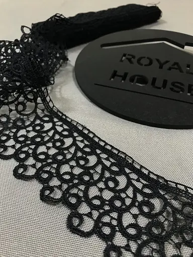 Мереживо Мізки чорне - фото 1