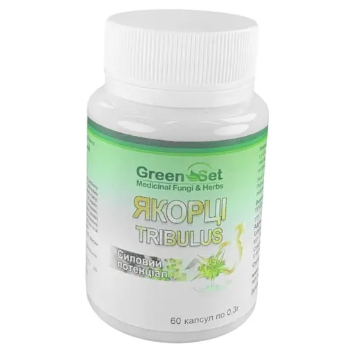 Якірці - Tríbulus Силовий потенціал GreenSet 60 капсул