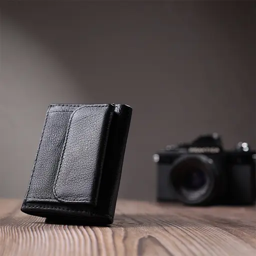 Кожаный женский кошелек ST Leather 9.5х7.5х2 см acs0029444 - фото 10