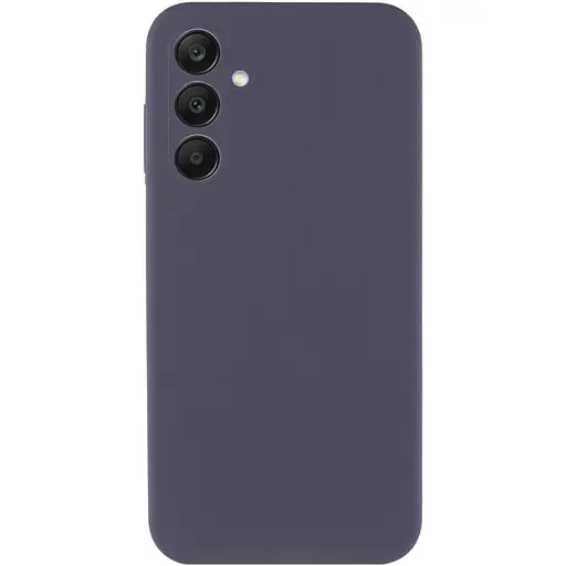 Чехол Silicone Cover Lakshmi Full Camera (AAA) для Samsung Galaxy A56 5G Серый / Dark Gray - фото 2
