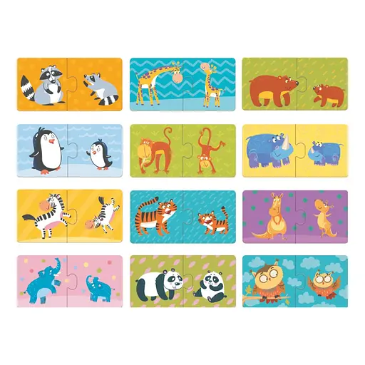 Дитячий пазл Мама і Малюк DoDo 300150, 12 пазлів по 2 елементи - фото 3