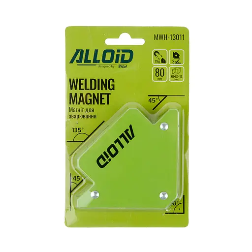 Магнітний тримач для зварювання Alloid Стрілка 11 кг (MWH -13011) - фото 3