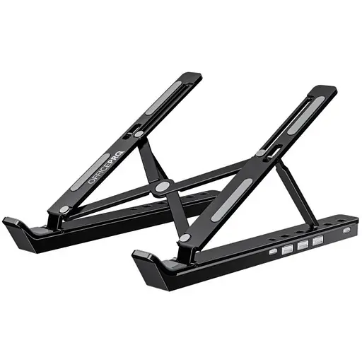 Підставка для ноутбука до 15.6 дюймів OfficePro LS-320-HUB USB Black