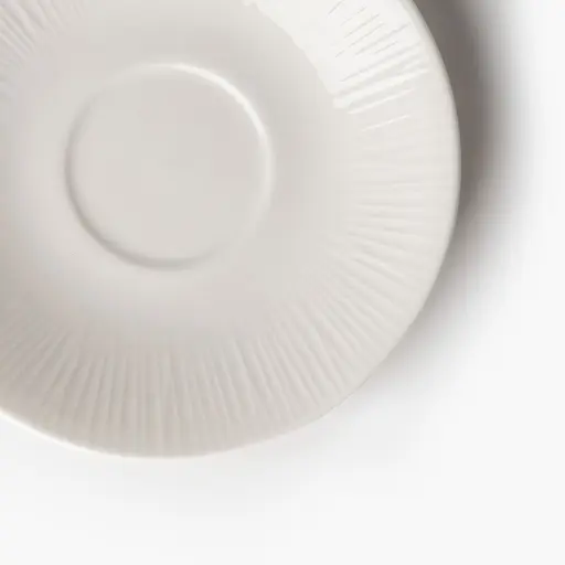 Блюдце МВМ My Home Промінь 16.5 см біле (KP-139 WHITE) - фото 4