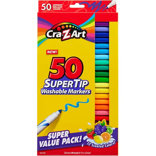 Маркери легкозмивні Cra-Z-Art ароматизовані 50 шт. (01328CRA) - фото 1
