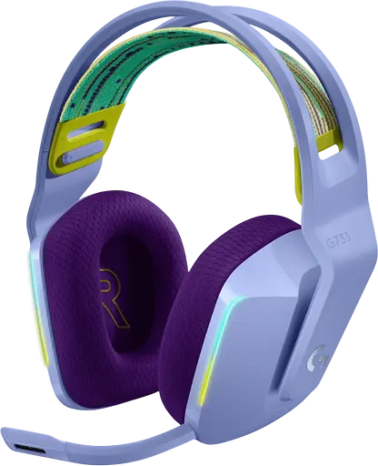 Игровая гарнитура Logitech G733 Lightspeed RGB Lilac (981-000890)