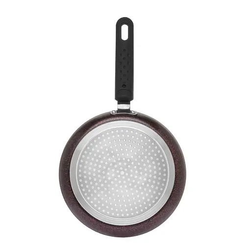 Сковорода для блинов Ø 20 см с антипригарным покрытием «Красный мрамор», A-plus Черный 87280 - фото 5