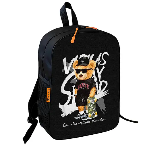 Шкільний рюкзак дитячий Ведмедик Тедді + Сумка для взуття спортивної форми рюкзак-мішок для хлопчика (01775) - фото 5