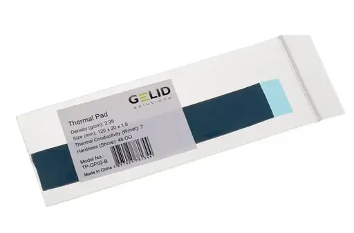 Термопрокладка Gelid Solutions Thermalpad 7W/mK 120x20x1.0 мм (TP-GP03-B)