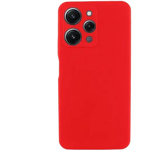 Чехол Lakshmi Silicone Cover Full Camera (AAA) для Xiaomi Redmi 12 Красный / Red