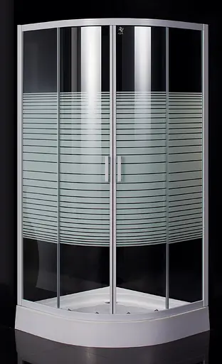 Душевая кабина Eger Tisza 90x90 без поддона стекло Frizek 599-021/1-A, второй, белый - фото 2