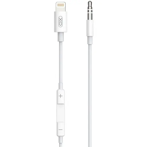 Кабель XO NB-R192A Lightning to 3.5 мм 1 м Белый