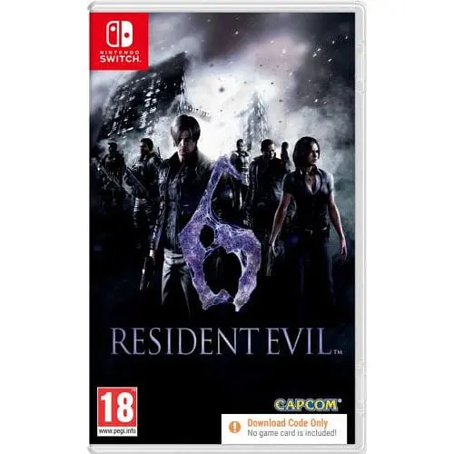 Гра Resident Evil 6 ваучер на скачування російські субтитри Nintendo Switch - фото 1