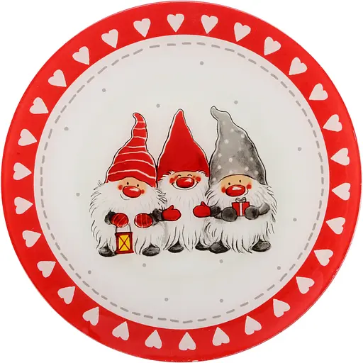 Блюдо Viva NY Gnomes Gift круглое 26 см (S30105-2)