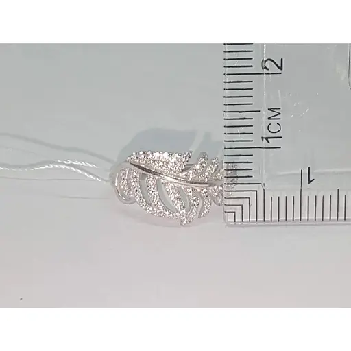 Серебряное кольцо Империя золота с фианитами. Артикул КВ1388С 18 - фото 6