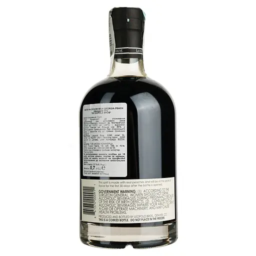 Віскі Leopold Bros Peach 30% 0.7 л - фото 4