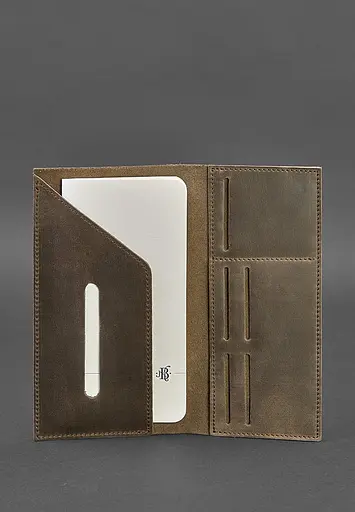 Шкіряний тревел-кейс 3.1 темно-коричневий - фото 4