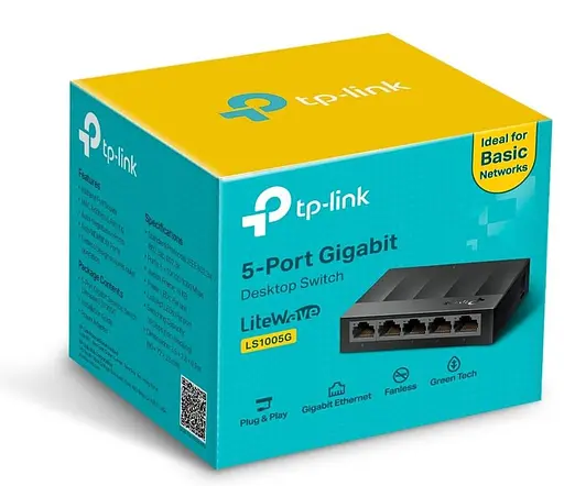 Коммутатор TP-Link LS1005G (LS1005G) U1 - фото 3