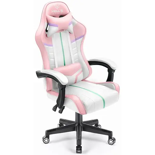 Компьютерное кресло Hell's Chair HC-1004 Rainbow Pink - фото 3