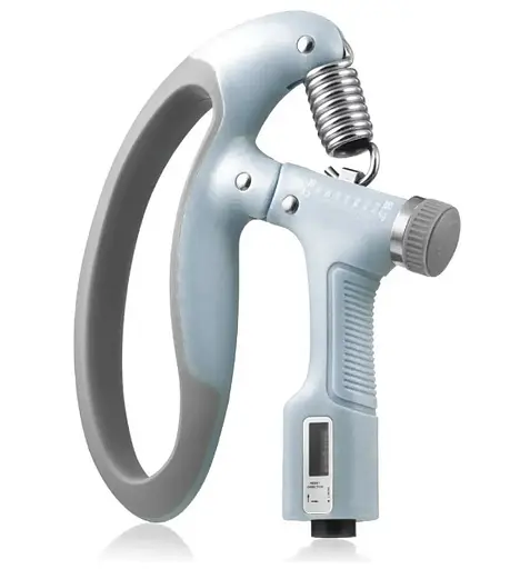 Еспандер кістьовий з лічильником PowerPlay PP-4403 з регульованим навантаженням 10-100 кг, Синій (PP_4403_Blue) - фото 4